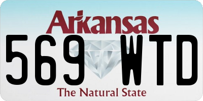 AR license plate 569WTD