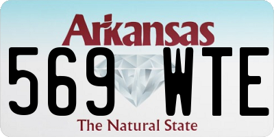 AR license plate 569WTE