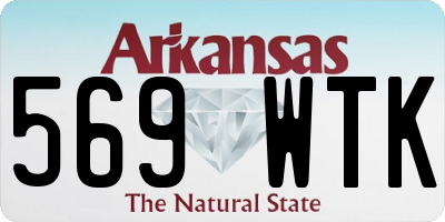 AR license plate 569WTK