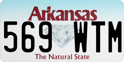 AR license plate 569WTM