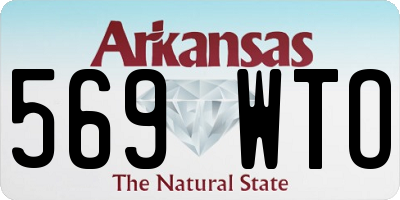 AR license plate 569WTO