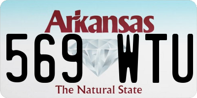 AR license plate 569WTU