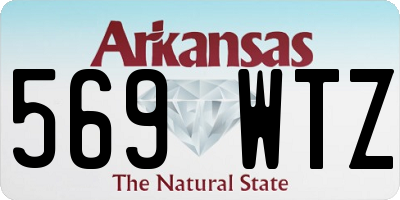 AR license plate 569WTZ