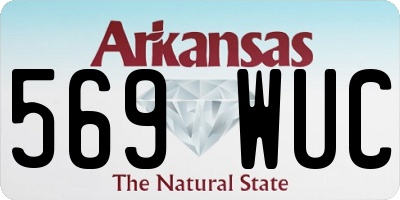 AR license plate 569WUC