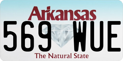 AR license plate 569WUE