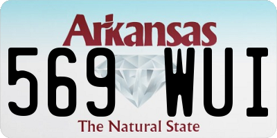AR license plate 569WUI