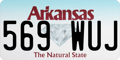 AR license plate 569WUJ