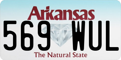 AR license plate 569WUL