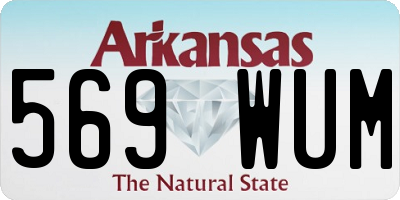 AR license plate 569WUM