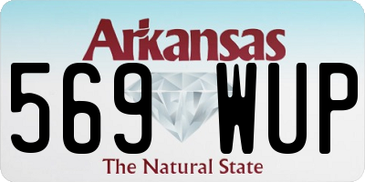AR license plate 569WUP