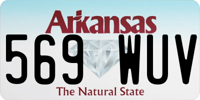 AR license plate 569WUV