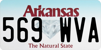 AR license plate 569WVA