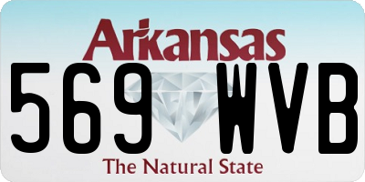 AR license plate 569WVB