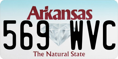 AR license plate 569WVC
