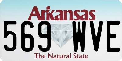AR license plate 569WVE