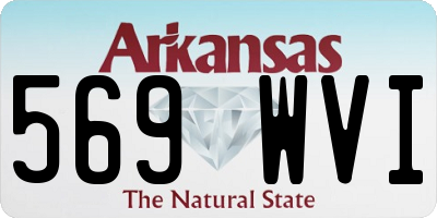 AR license plate 569WVI