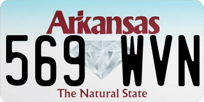 AR license plate 569WVN