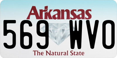AR license plate 569WVO
