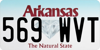 AR license plate 569WVT