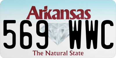 AR license plate 569WWC