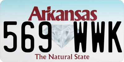 AR license plate 569WWK