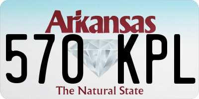 AR license plate 570KPL