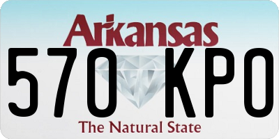 AR license plate 570KPO