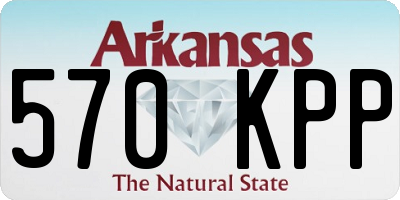 AR license plate 570KPP