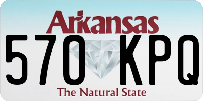 AR license plate 570KPQ