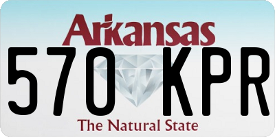 AR license plate 570KPR