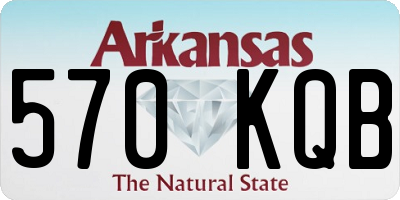 AR license plate 570KQB