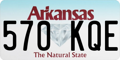 AR license plate 570KQE