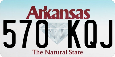 AR license plate 570KQJ