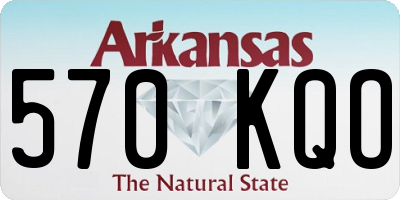 AR license plate 570KQO