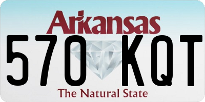 AR license plate 570KQT