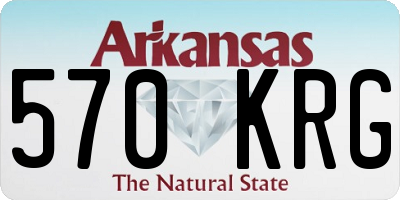 AR license plate 570KRG