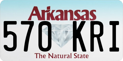AR license plate 570KRI