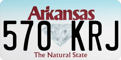 AR license plate 570KRJ