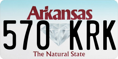 AR license plate 570KRK