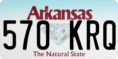 AR license plate 570KRQ