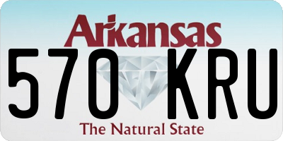 AR license plate 570KRU