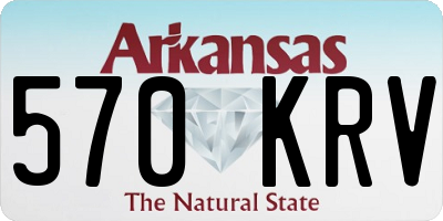 AR license plate 570KRV