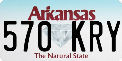 AR license plate 570KRY