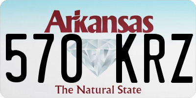 AR license plate 570KRZ