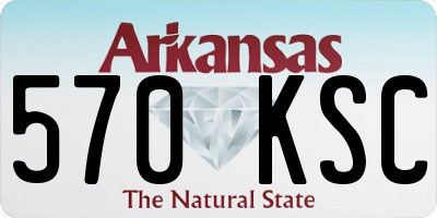 AR license plate 570KSC
