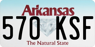 AR license plate 570KSF