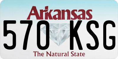 AR license plate 570KSG