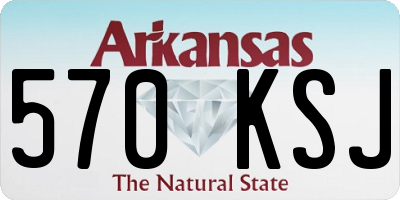 AR license plate 570KSJ