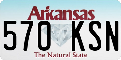 AR license plate 570KSN