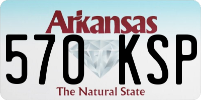 AR license plate 570KSP